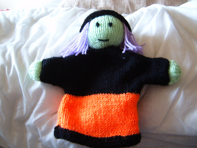 Witch puppet