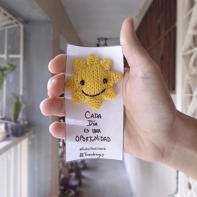 Postcards for the heart "Sun"
