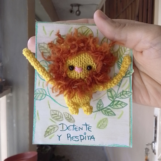 Postcards for the heart "Lion"