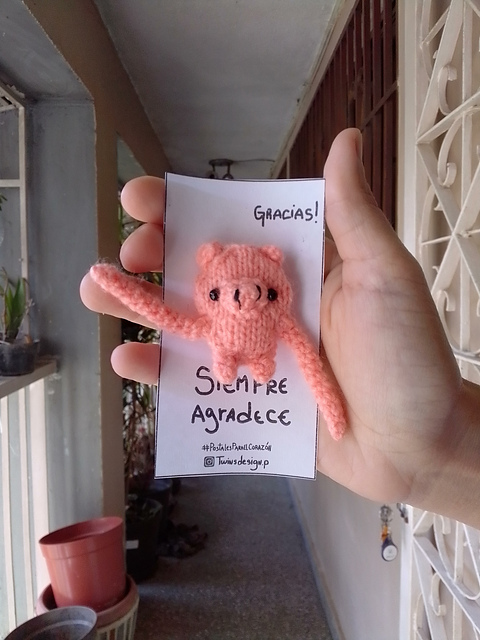 Postcards for the heart "Pig"