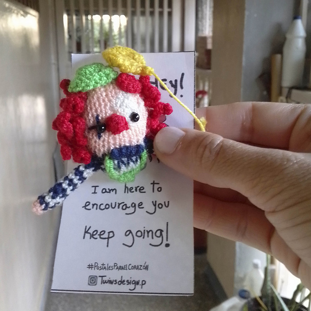 Postcards for the heart "Clown"