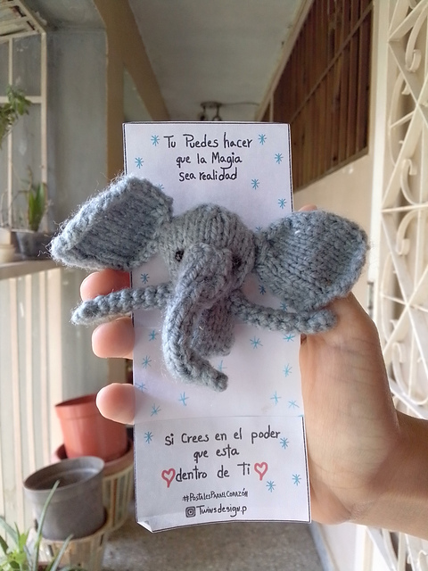 Postcards for the heart "Elephant"