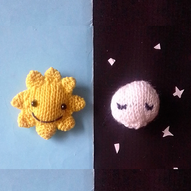 postcard sun and moon