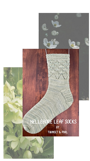 Hellebore Leaf Socks