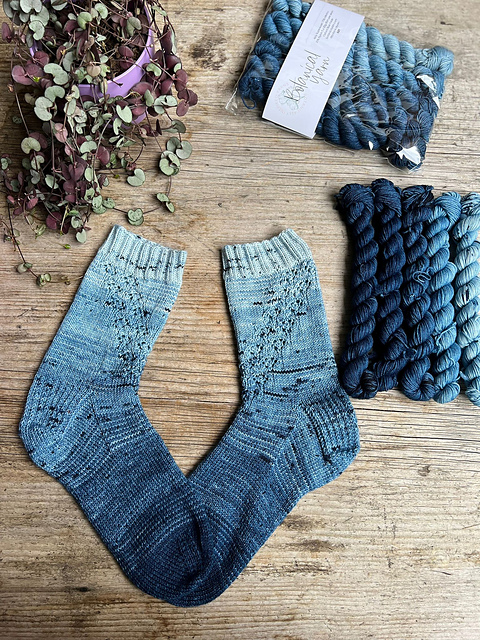 Oxford Blue Socks