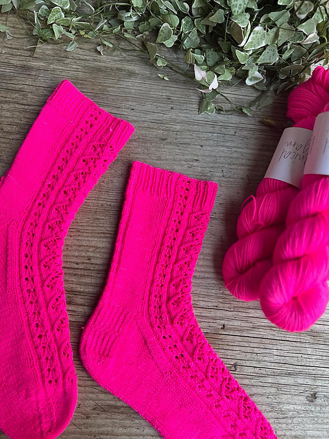 Bougainvillea Bouquet Socks