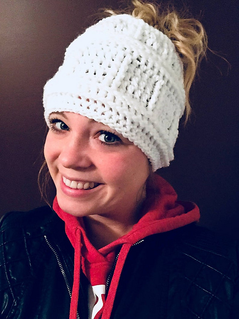 Into The Deep Bun Beanie