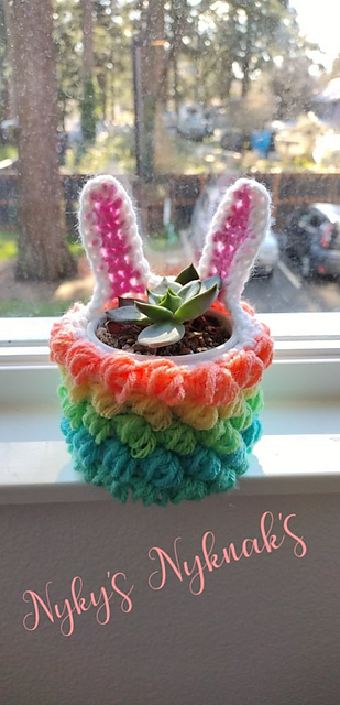 Puffy Bunny Basket