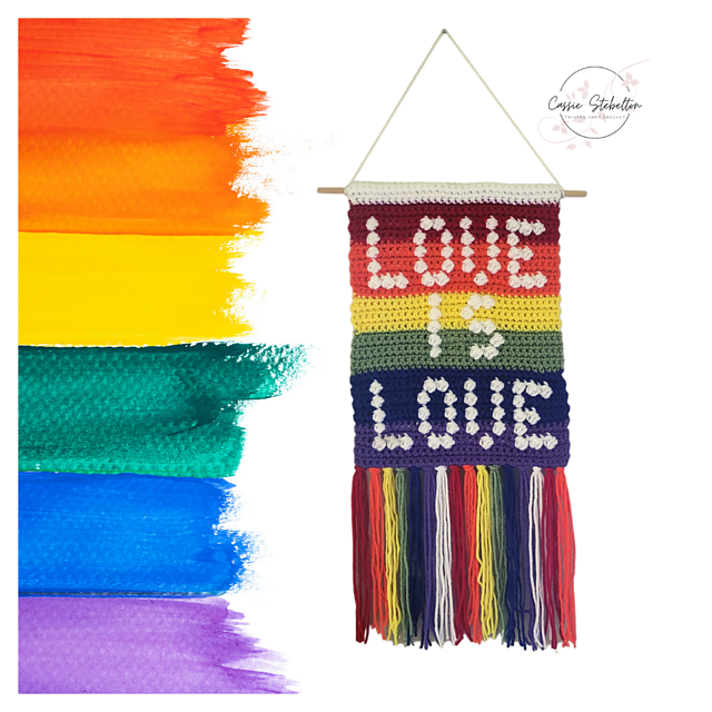 Love Is Love Wall Hanging