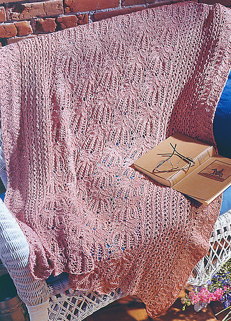 Frost Flower Lace Afghan