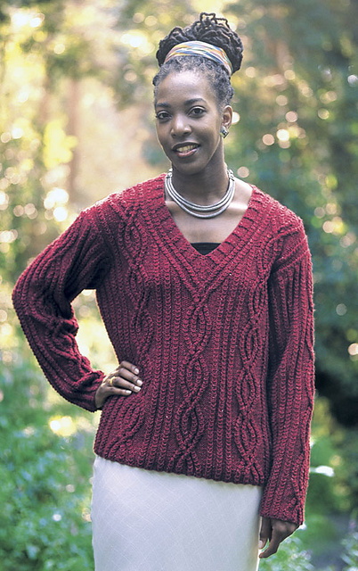 Cable Wrap Pullover