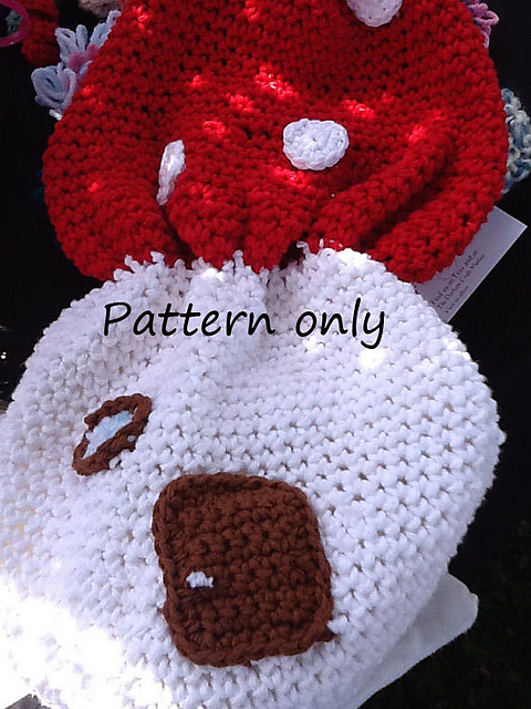 Mushroom House Back pack, fairy house
