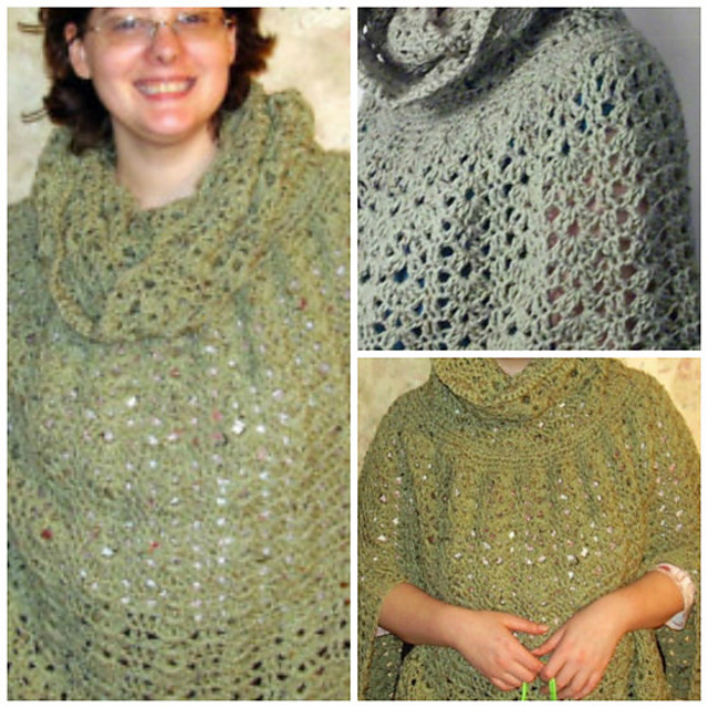 Poncho with a cowl