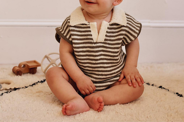 Skipper Striped Romper