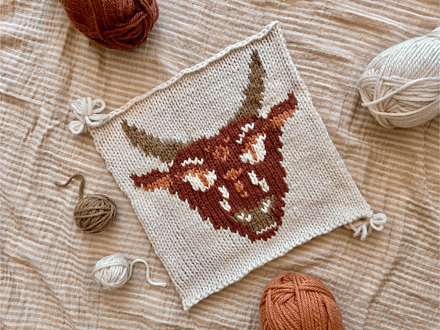 Zodiac Icons Blanket: Taurus Square