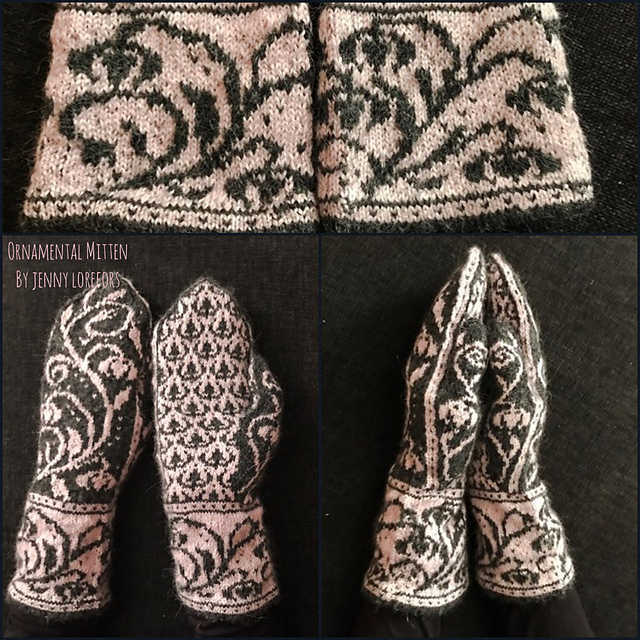 Ornamental mitten