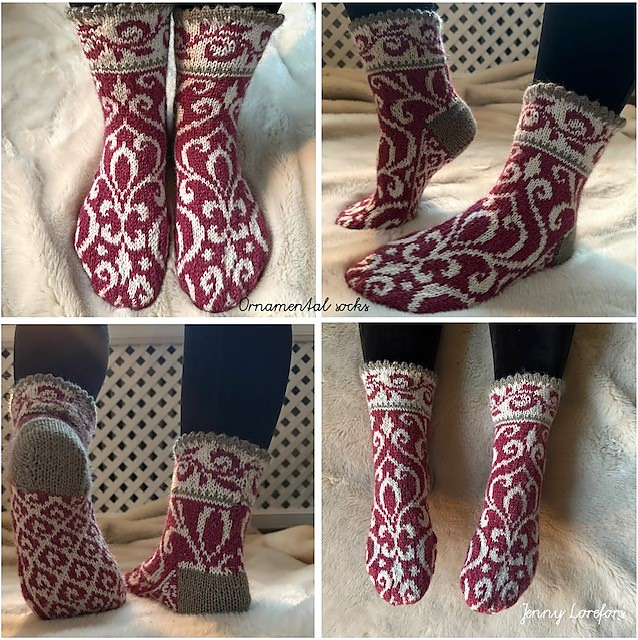 Ornamental socks