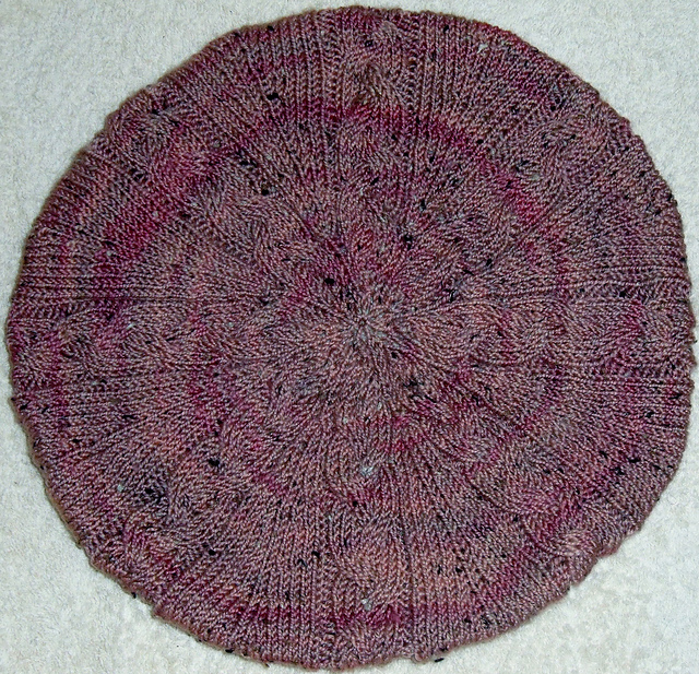Cabled Beret
