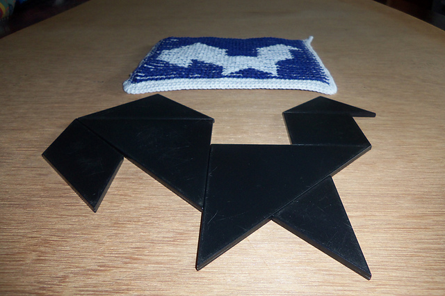 Tangram Illusion Rooster