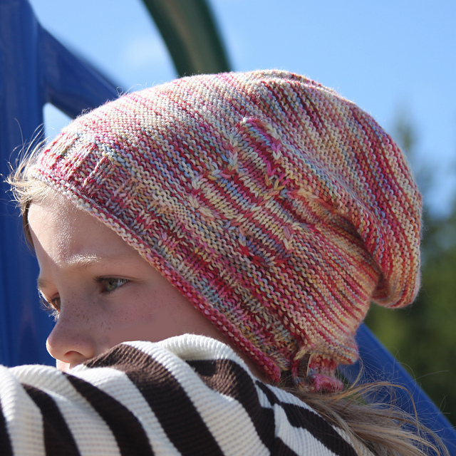 Slouchy Butterfly Beanie