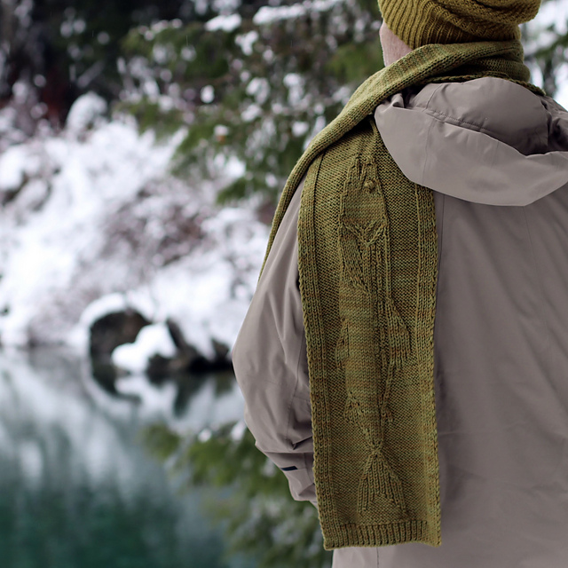 Salmon Run Scarf