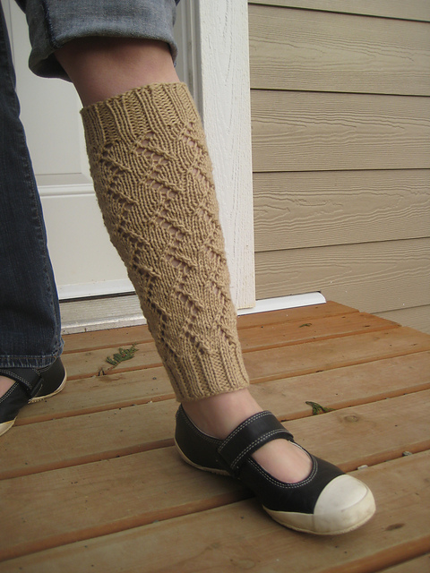 Spring Lace Legwarmers and Wrist Warmers