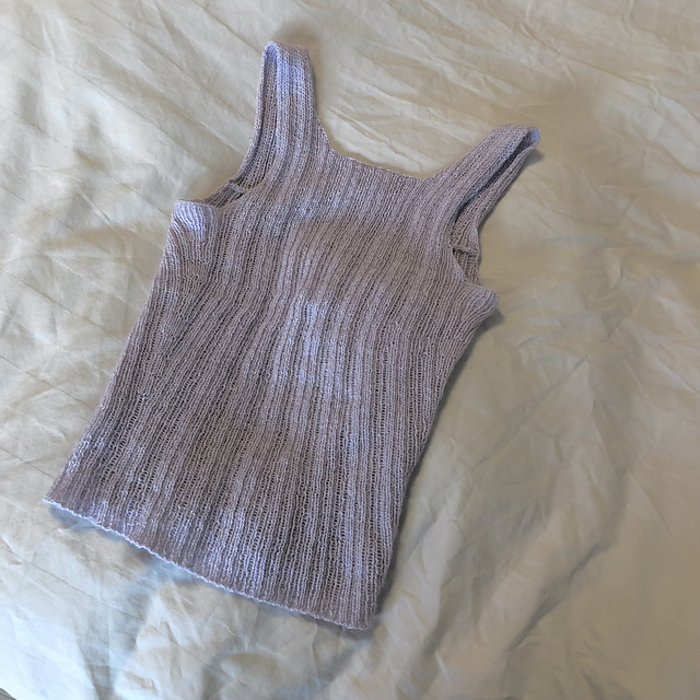 [pleasenofollow] ★ Kacy Lettering Long Sleeveless Top 플리즈노팔로우(PLEASENOFOLLOW) Kacy Lettering Long Off