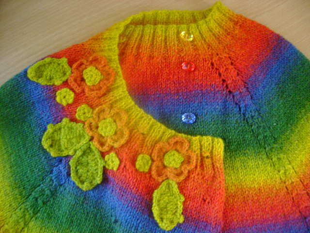 Rainbow Cardi Dress