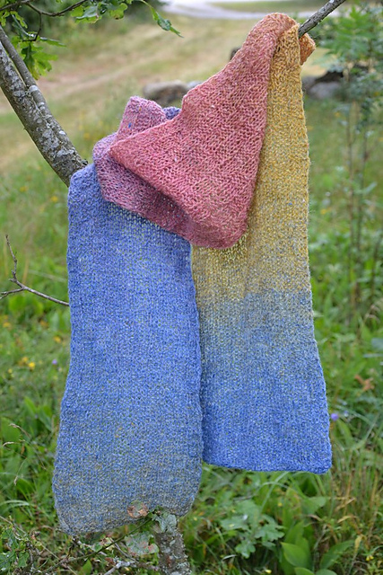 Scarf in Sommaräng/Halsduk i Sommaräng