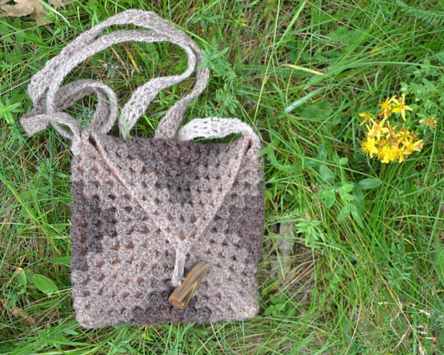 Granny square handbag/Väska i mormorsruta