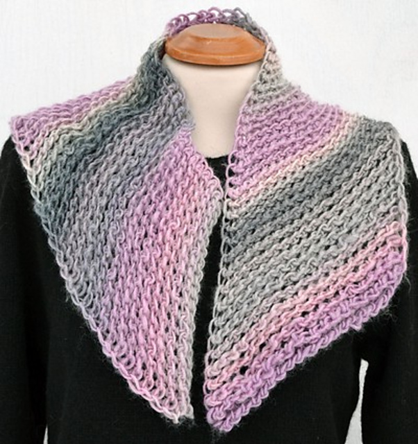 Tunisian waffle stitch scarf/Våffelkrokad halsduk