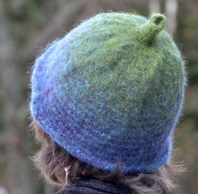 Karin's felted hat/Karins tovade hat