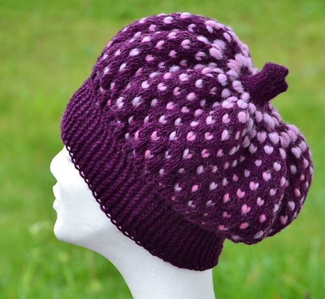 Thrummed beret/Fodrad basker