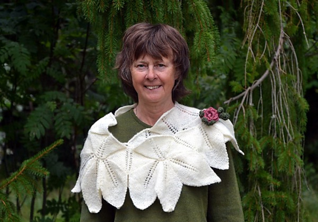 Leafy shawl/Bladschal