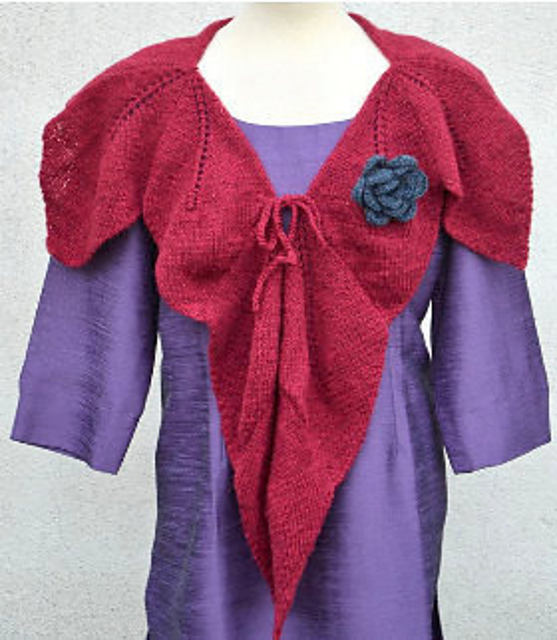 Leafy shawl in 3-ply/Bladschal i 3-trådigt