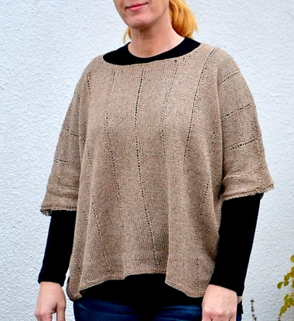 Oversized linen sweater