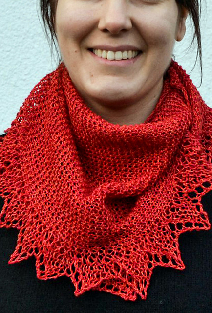 Monica's ruffle scarf