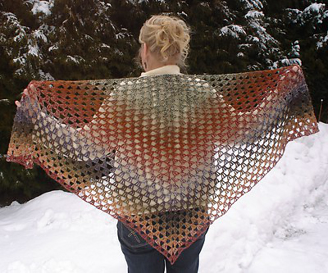 Vintage Shawl/Virkad Vintageschal