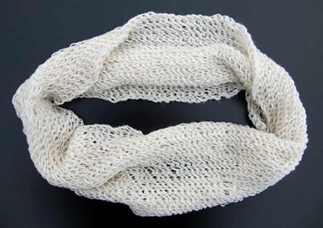 Tube scarf in silk cashmere/ Tubschal i siden kashmir