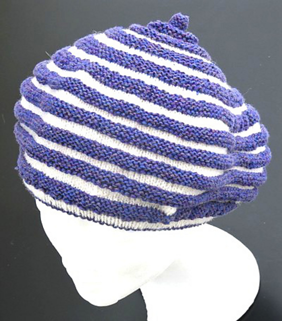 Loopy beret in linen & wool/Ringbasker i lin & ull