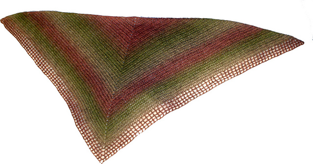 Easy shawl/Schal i enkel virkning