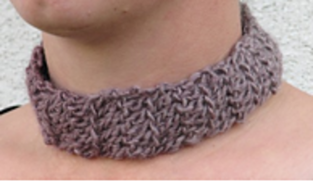 70s necklace in crochet/Virkat 70-tals halsband