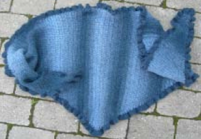 Easy shawl/ Lättvirkad schal