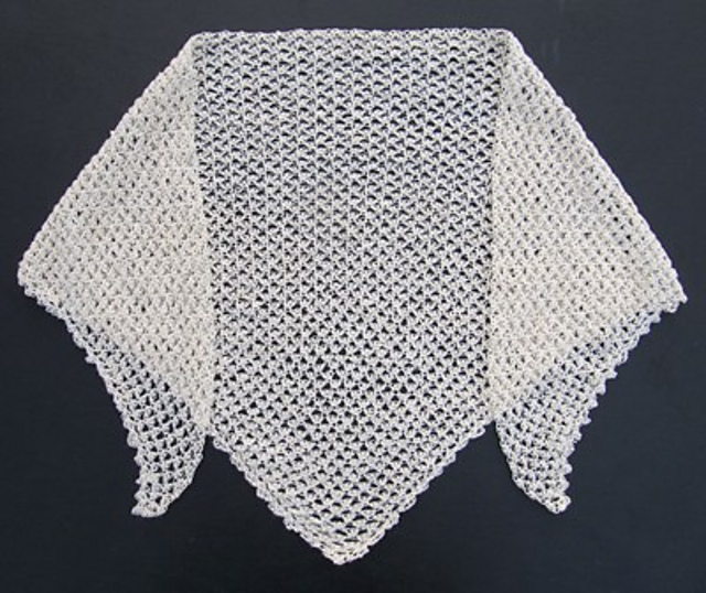Anita's woolen shawl in crochet/Anitas virkade ullschal