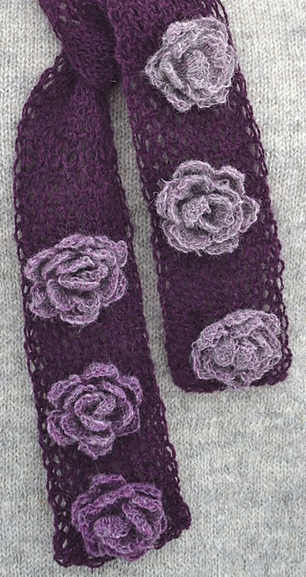 Tie in woven knitting/Slips i vävstickning