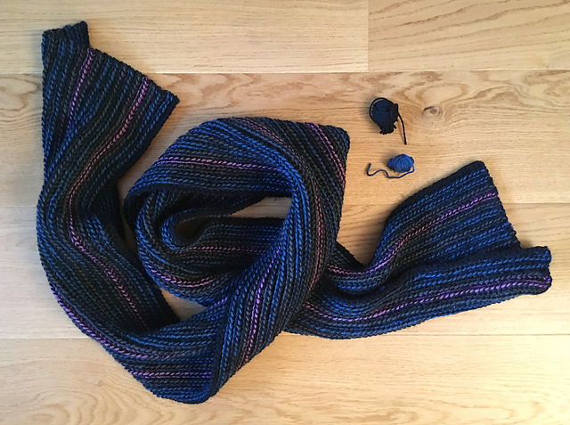Squishy Stripes scarf