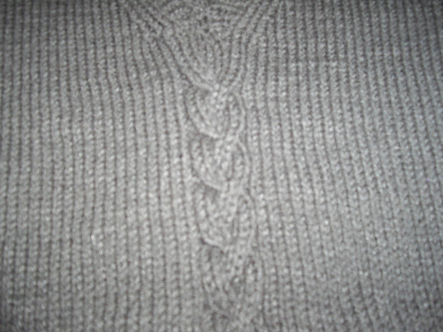 Cable Panel Pullover
