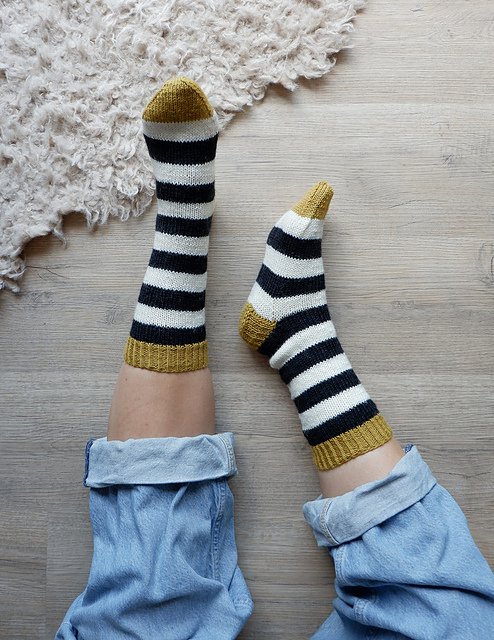 Long Stripy Socks