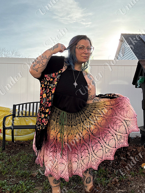 Ravelry: Thistle Sprite Skirt pattern by Under Your Skein