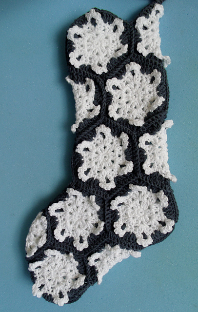 Christmas Stocking (Hexagon and Diamond)